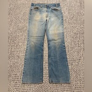 Vintage 1980s Men's Levi’s Orange Tab 517 Bootcut Denim Jeans size 32x30.5